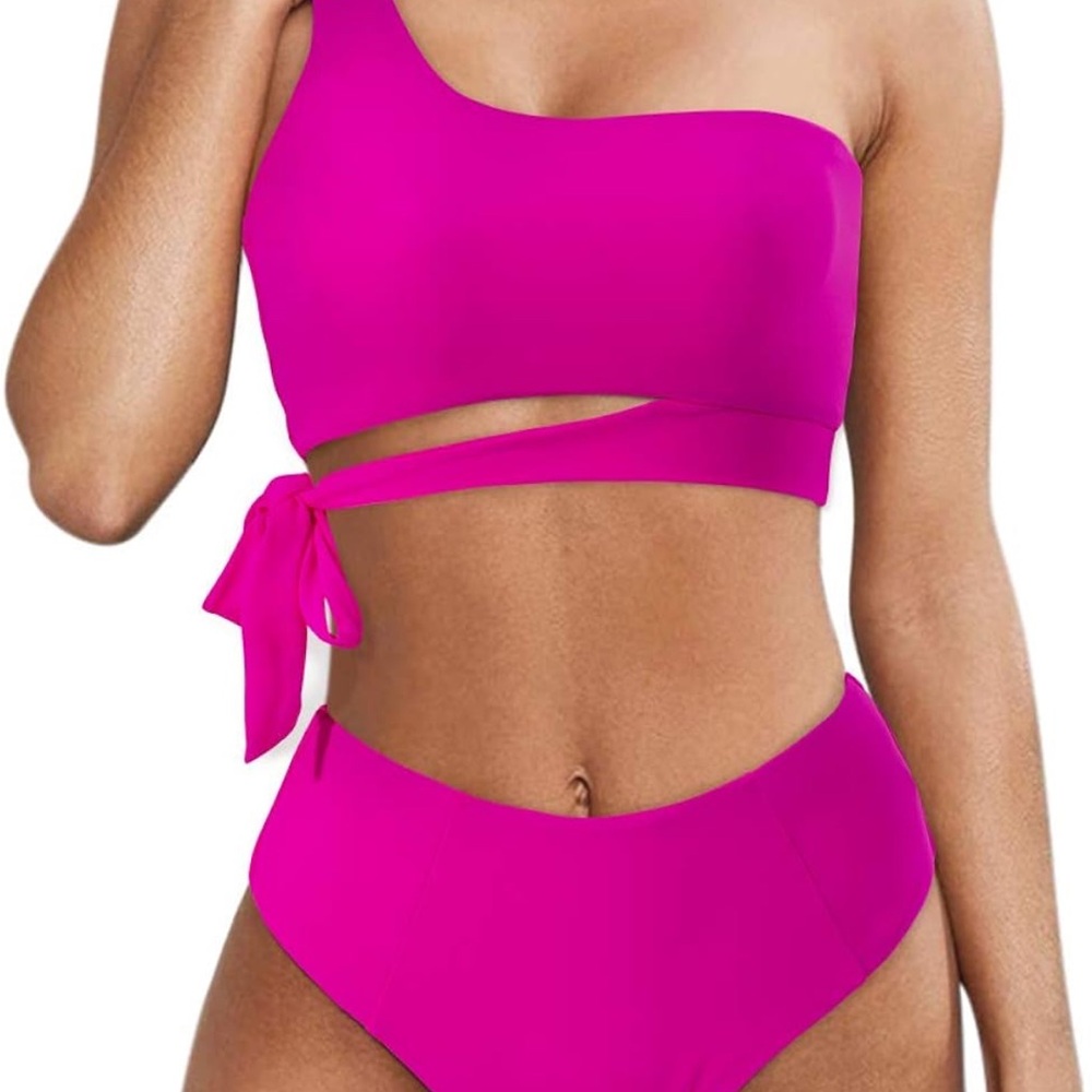 Stylish Pink Women’s Bikini Set